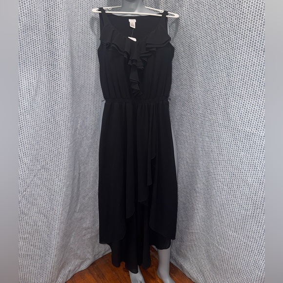 Cache Black High Low Ruffle Dress - Picture 2 of 6